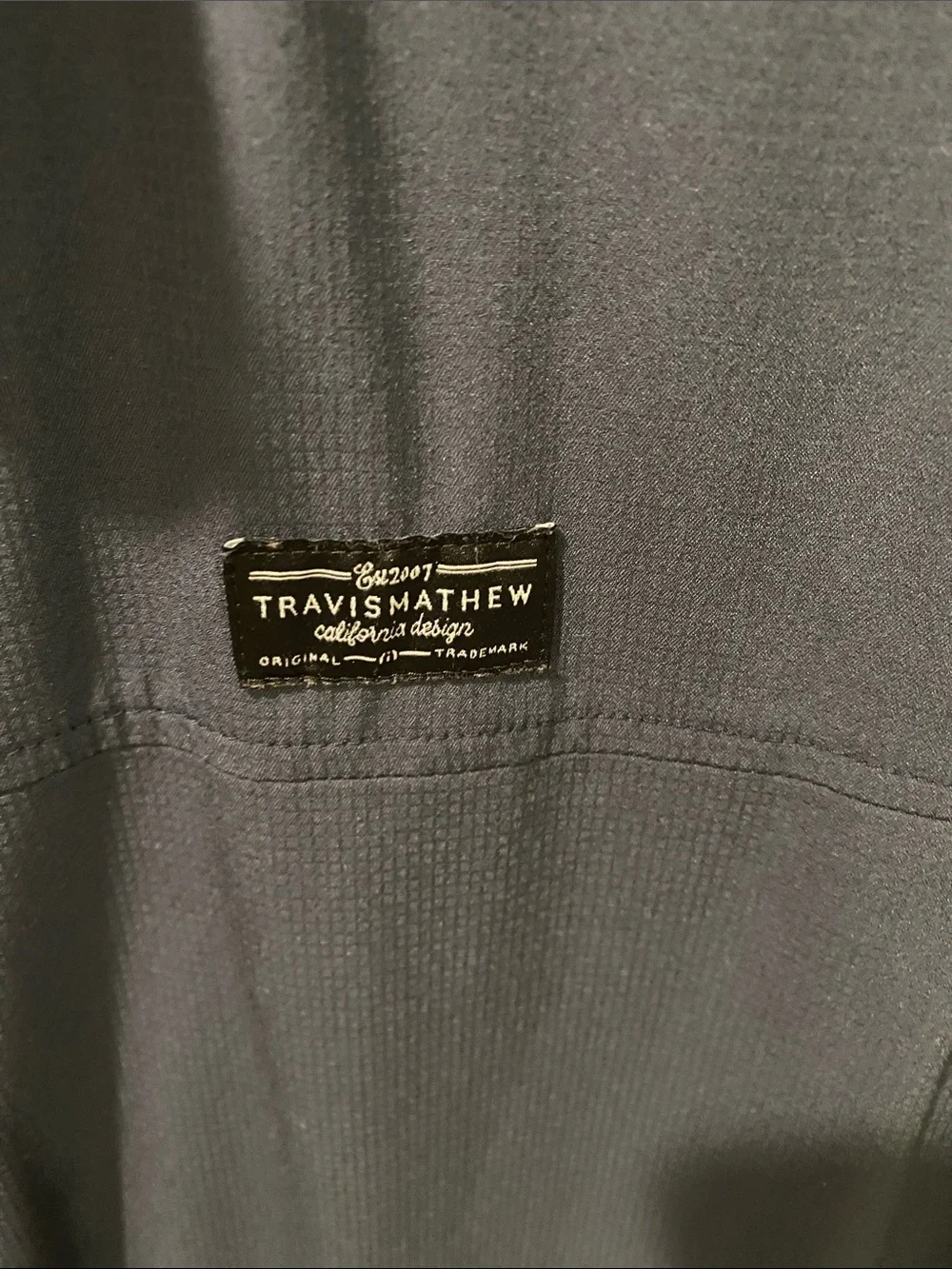 Travis Mathew Navy Zip-Up Sleeveless Venture Vest Men’s L